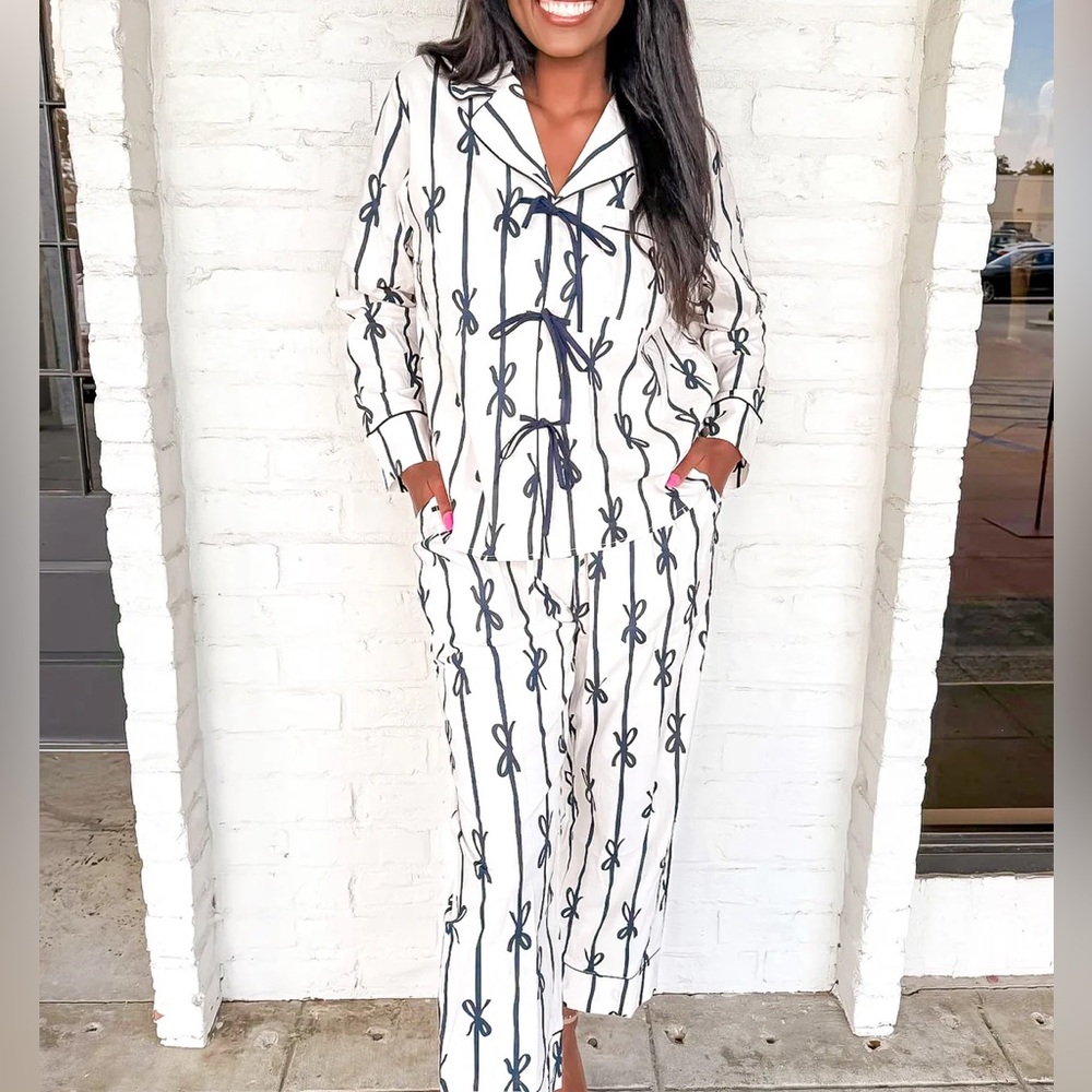 Jodifl Bow Pajama Set size M